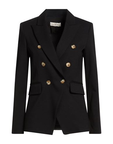 Woman Blazer Black Size 4 Viscose, Polyamide, Elastane
