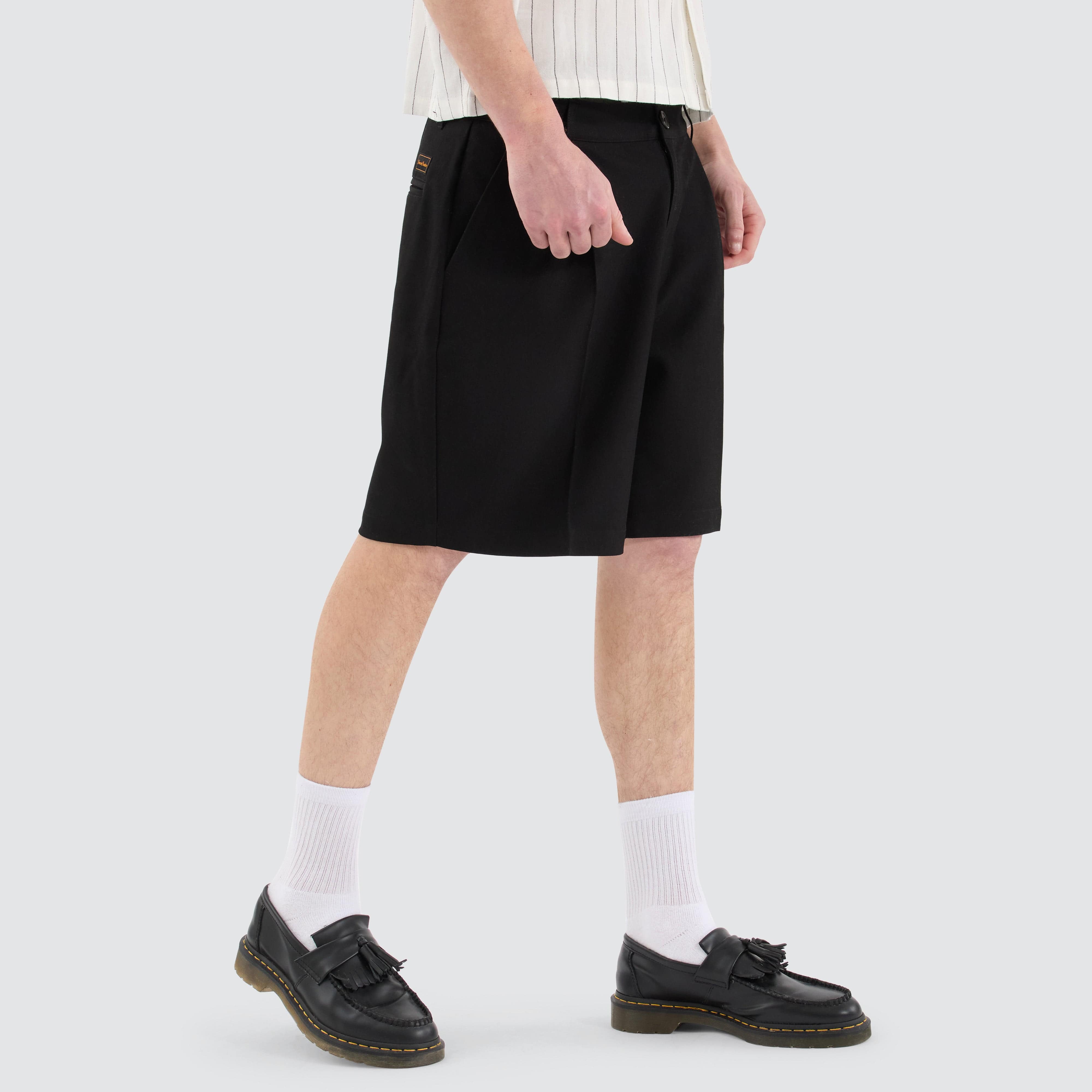 Venture Pleated Dress Short Black