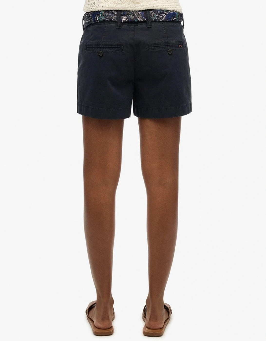 Women's Superdry Women's Classic Chino Short Eclipse Navy - Size: 10
