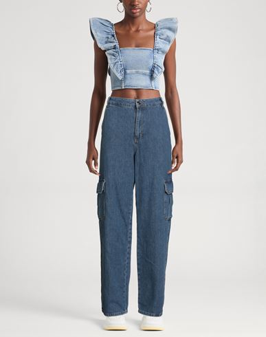 Woman Jeans Blue Size 4 Cotton