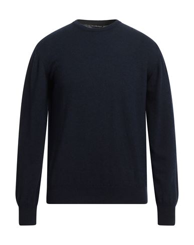Man Sweater Midnight blue Size 40 Virgin Wool, Viscose, Polyamide, Cashmere