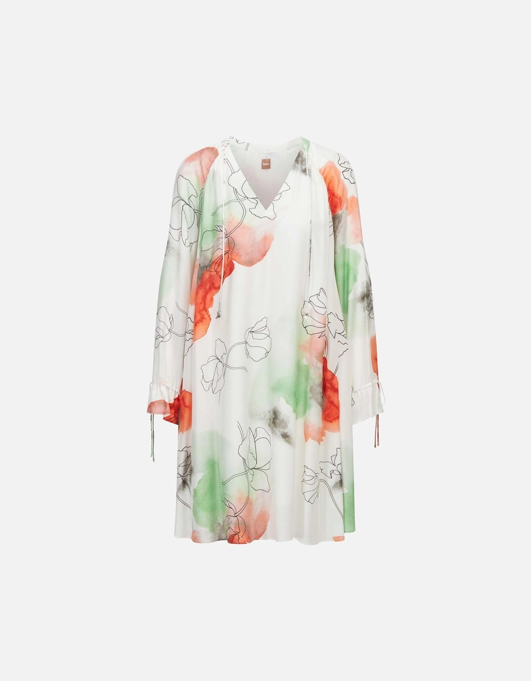 Hugo Boss Women's Diflori Dress - Multi - Size: 10
