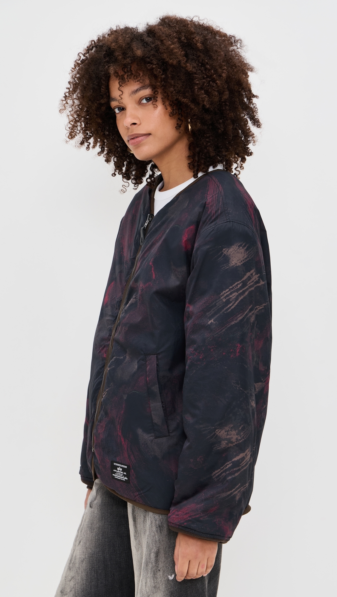 Reversible M-65 Quilted Liner Jacket Espresso