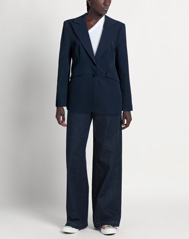 Helmur Woman Blazer Navy Size 10 Polyester, Elastane