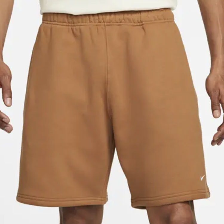 NRG Solo Swoosh Fleece Shorts 'Brown'