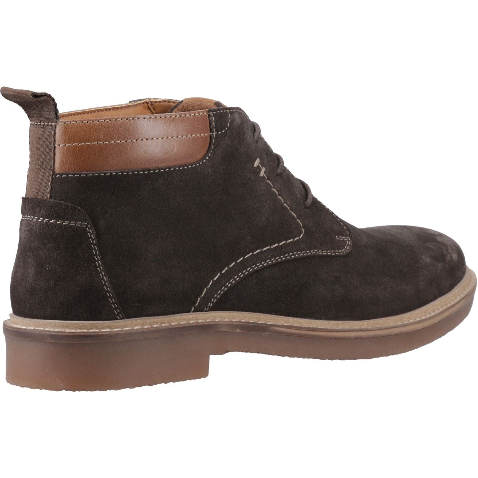 Hush Puppies Gideon Suede Men's Chocolate Ankle Boot