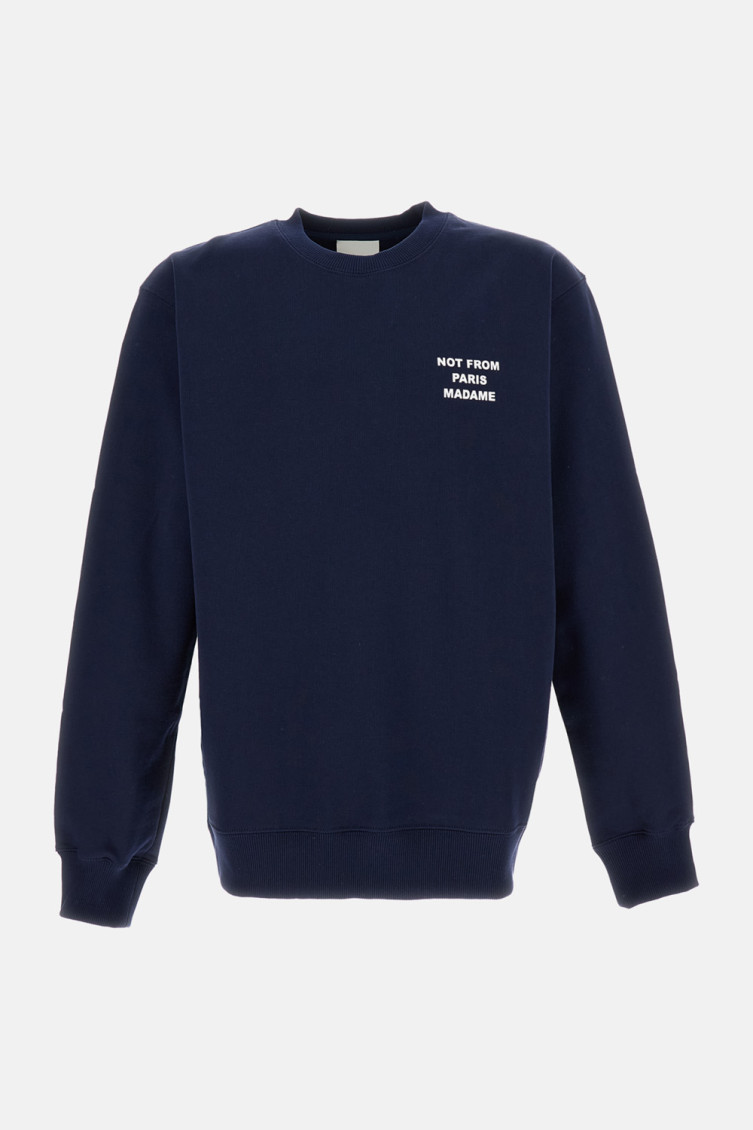 Navy Blue Crewneck Sweatshirt