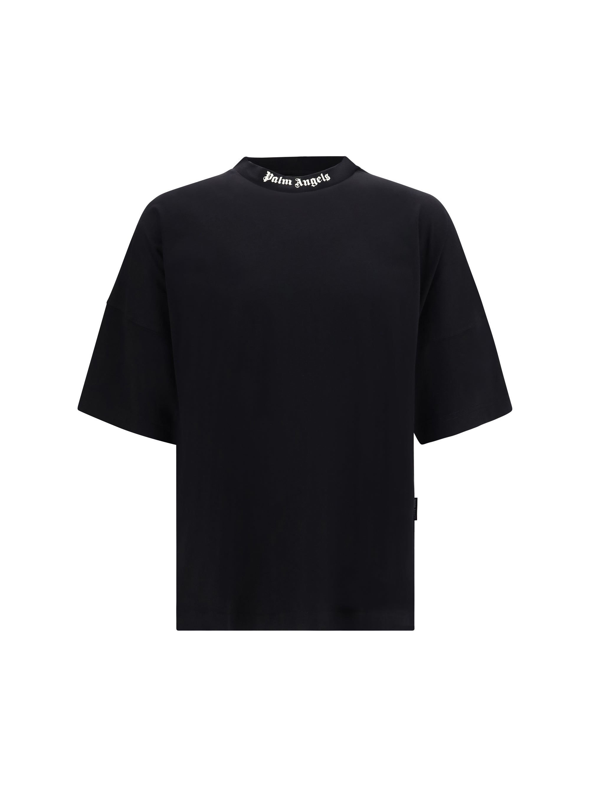 Logo-Print Crew Neck T-Shirt — Black