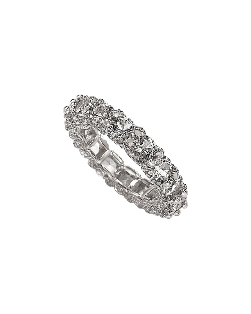 Silver Cz Eternity Ring