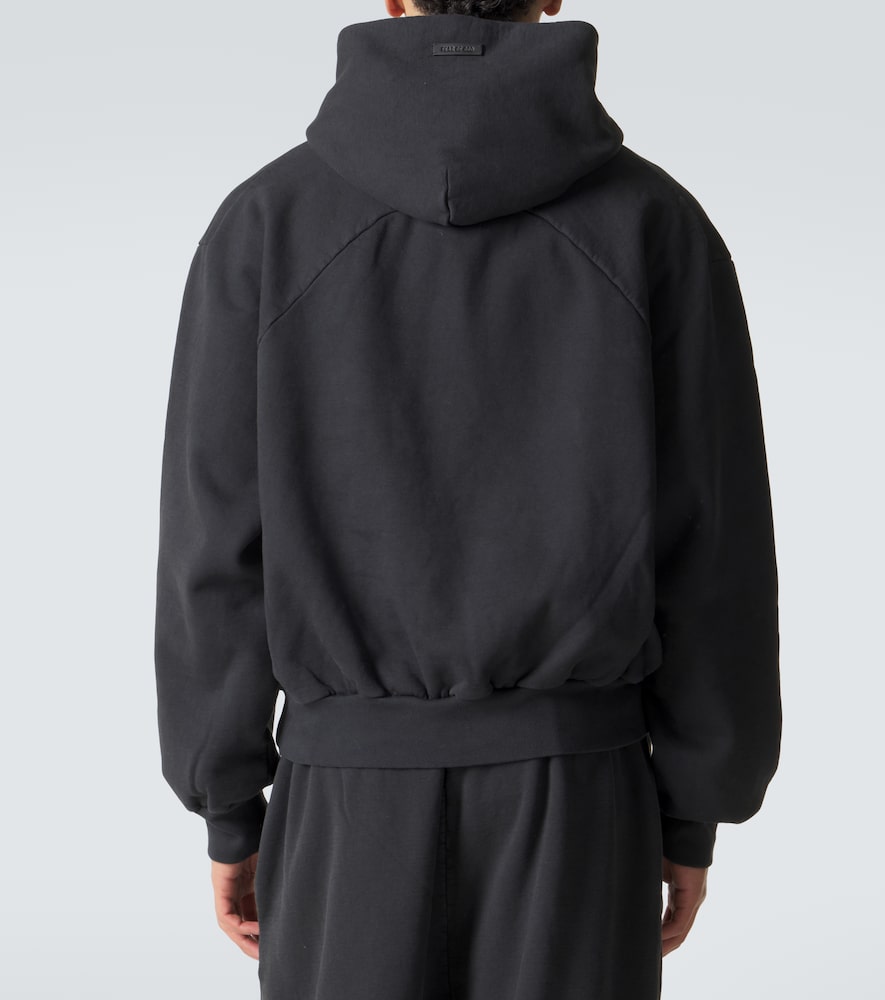 Cotton jersey hoodie