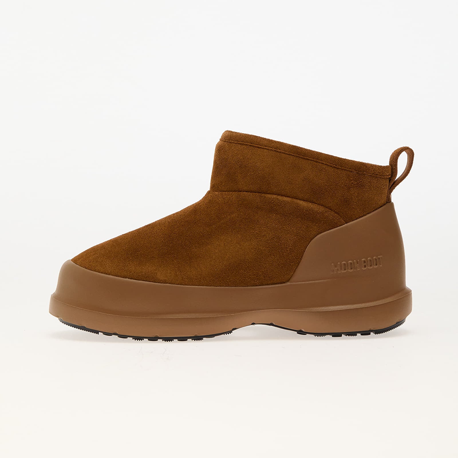 Moon Boot Women's Luna Low Suede Boots - Cognac