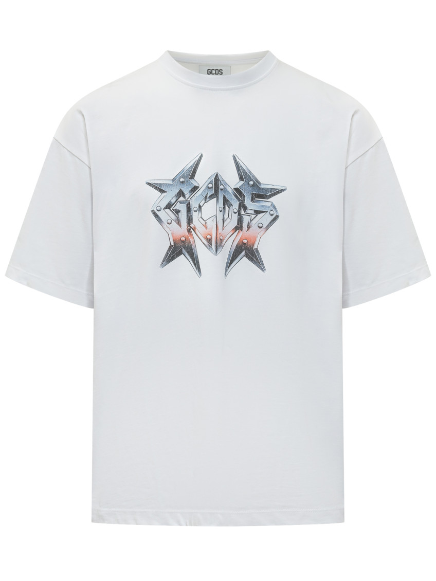 White Graphic Crew Neck T-Shirt