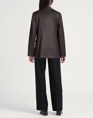 Même Road Woman Blazer Charcoal Size 6 Polyester, Rayon, Elastane