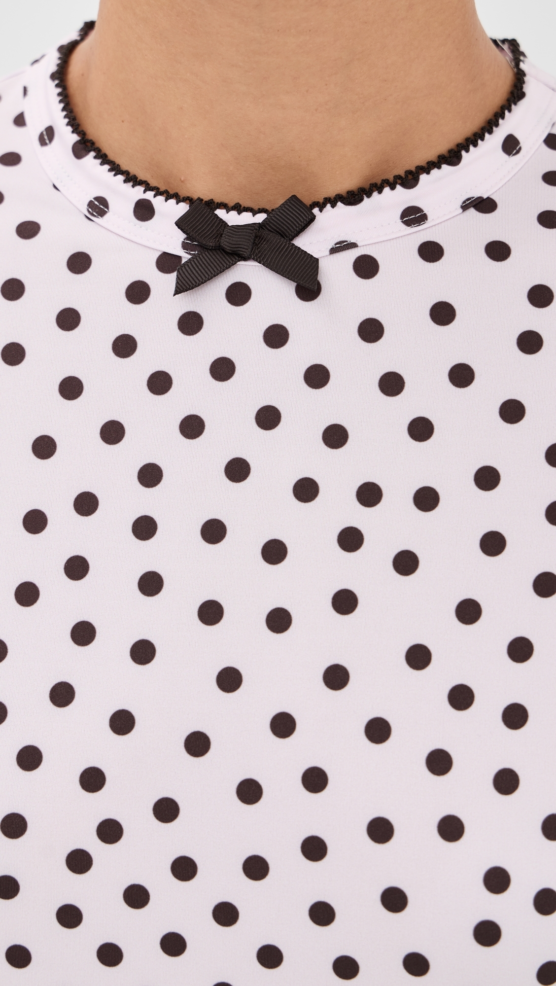 T-Shirt Brown Velvet Bow