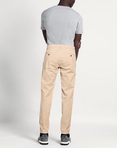 Man Pants Beige Size 28 Cotton, Elastane