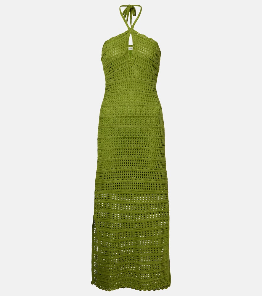 Koah cotton-blend midi dress