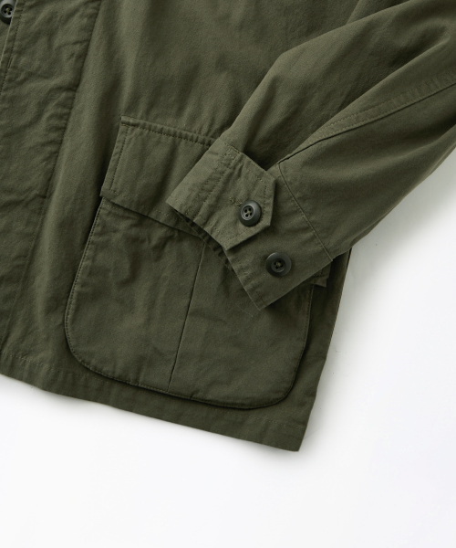 2ND POPLIN JUNGLE FATIGUE JACKET_OLIVE