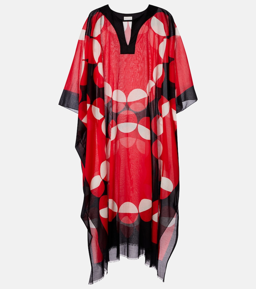 Printed cotton kaftan