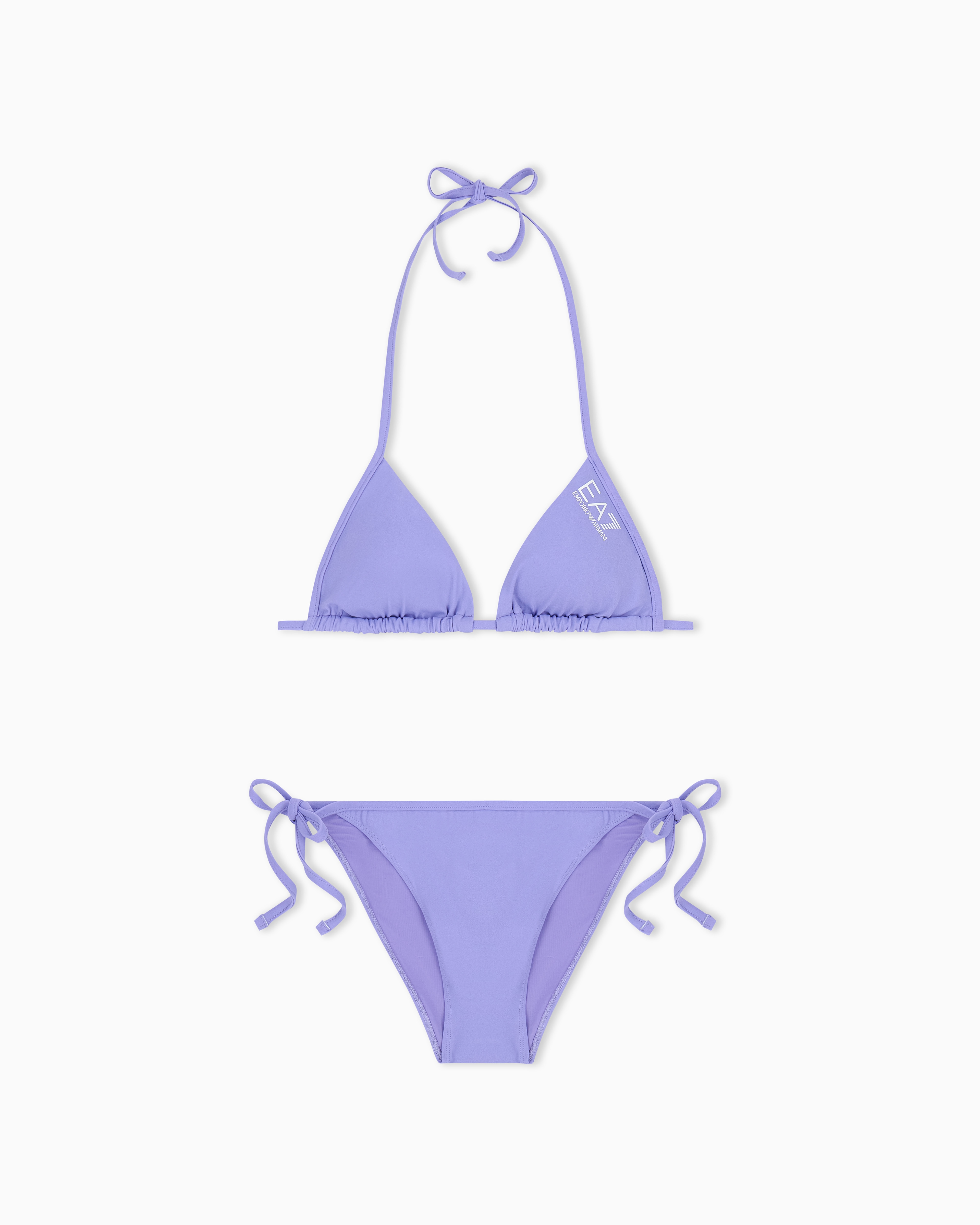 Triangle bikini with logo