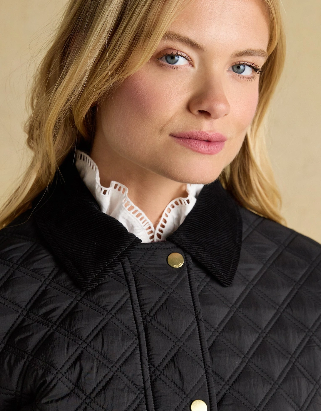 Women's Joules BEATRIX Womens Quilted Jackets Black