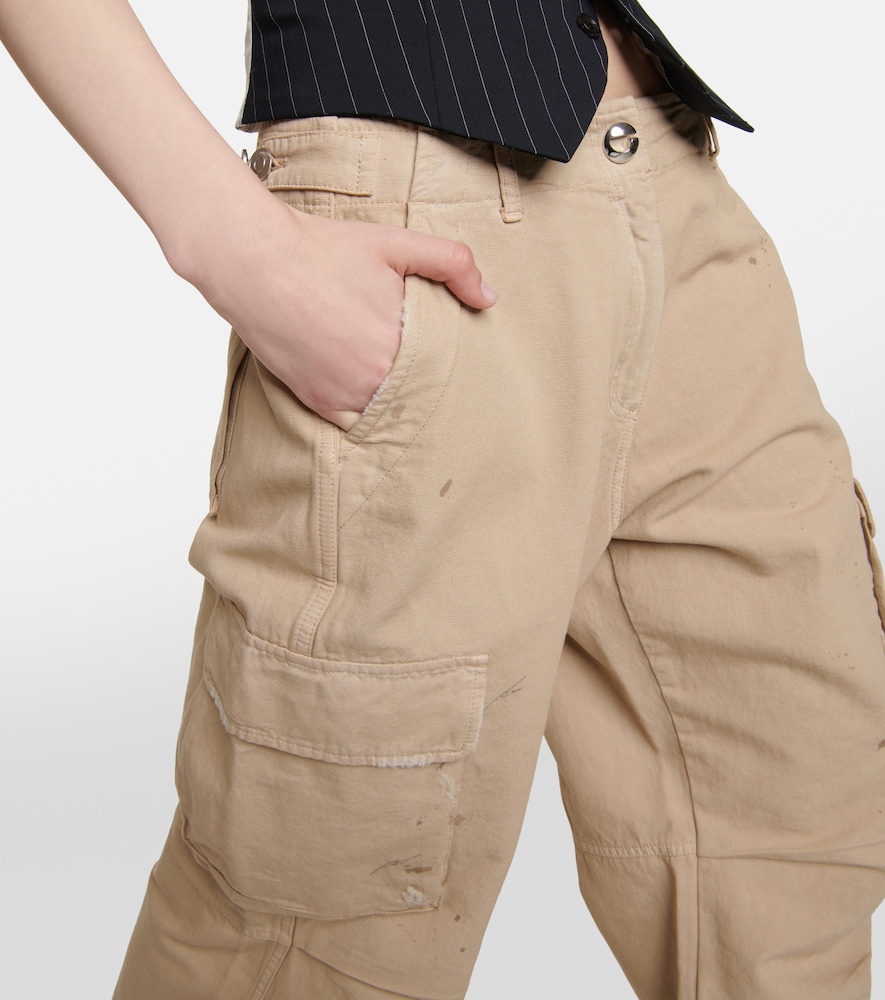 Adjustable wide-leg cargo pants