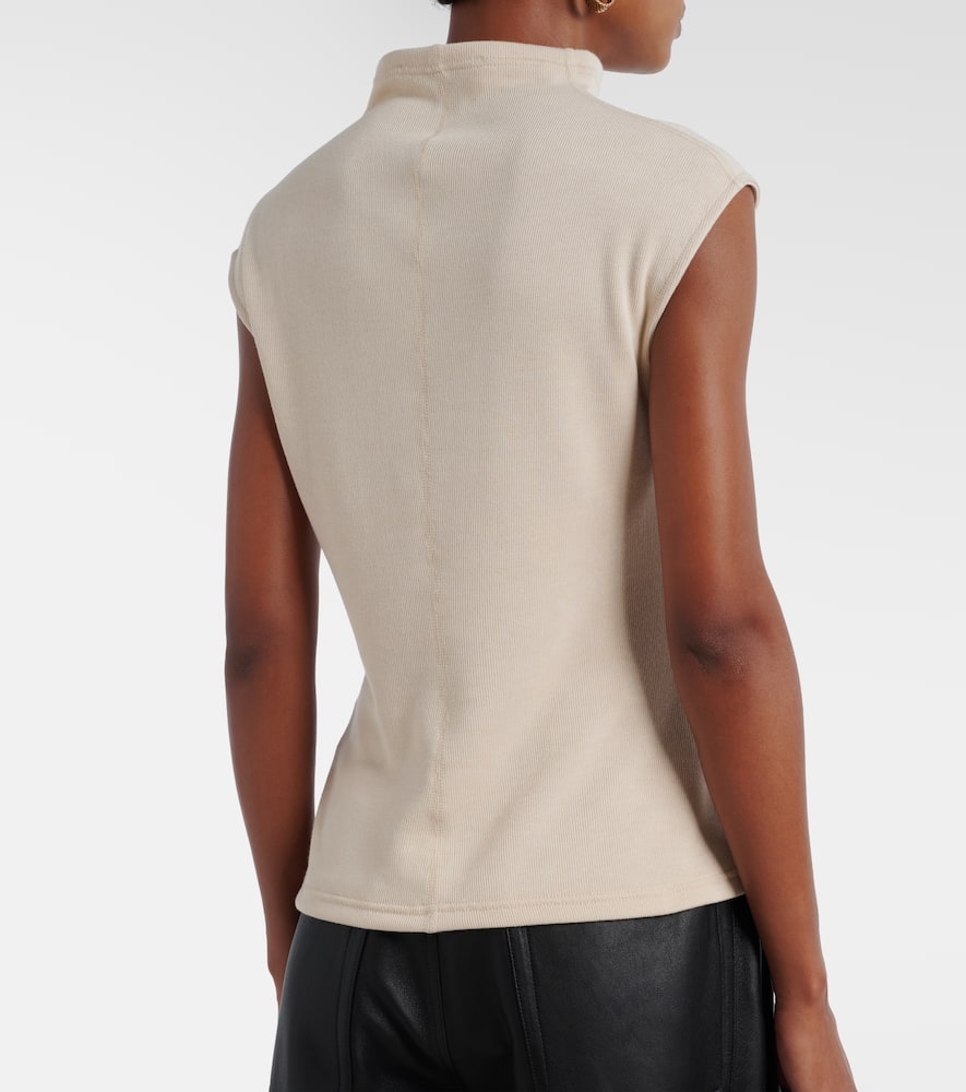Zana ribbed-knit top