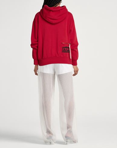 Woman Sweatshirt Red Size L Cotton
