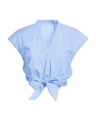 Woman Shirt Light blue Size 2 Cotton