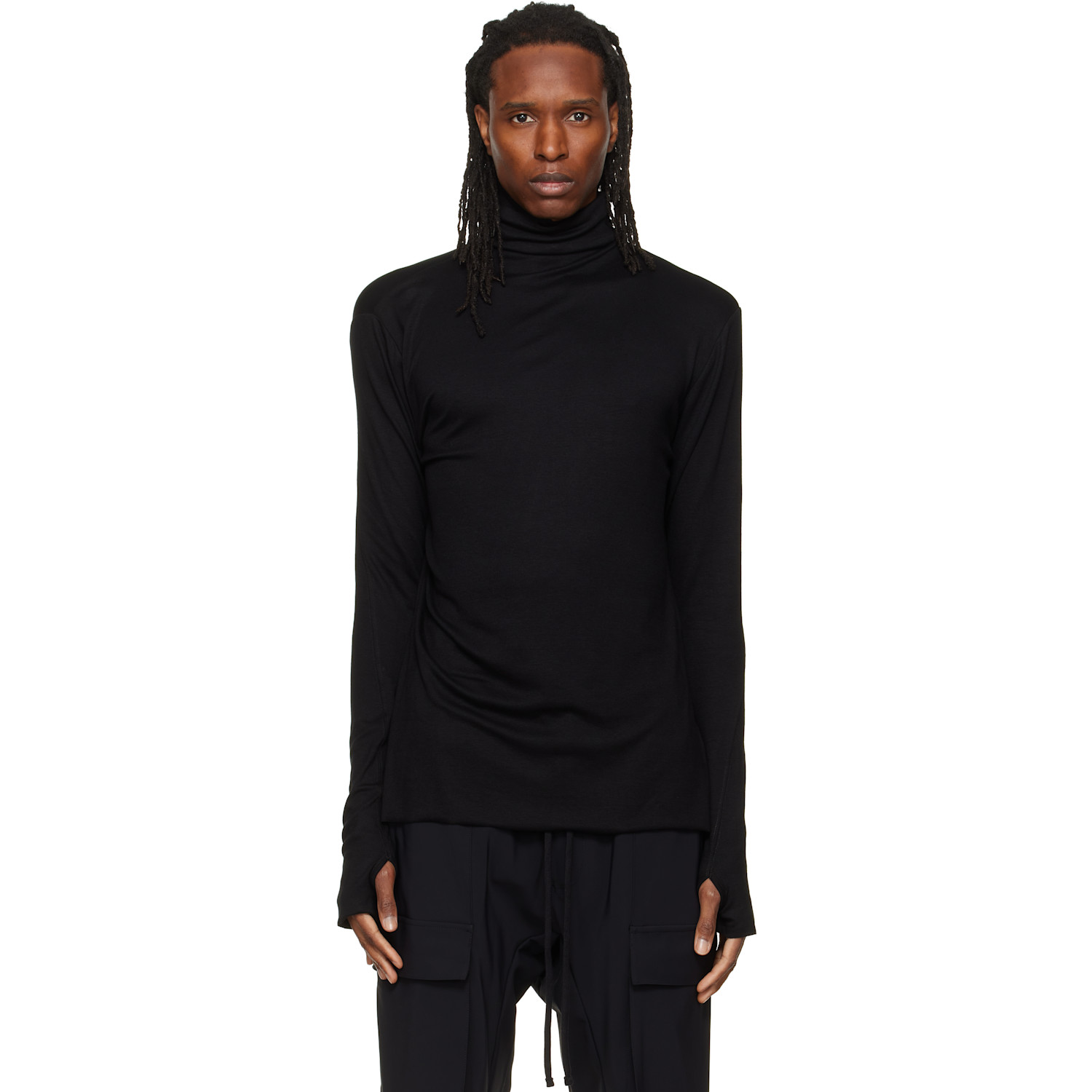 Black TS 1003 Turtleneck