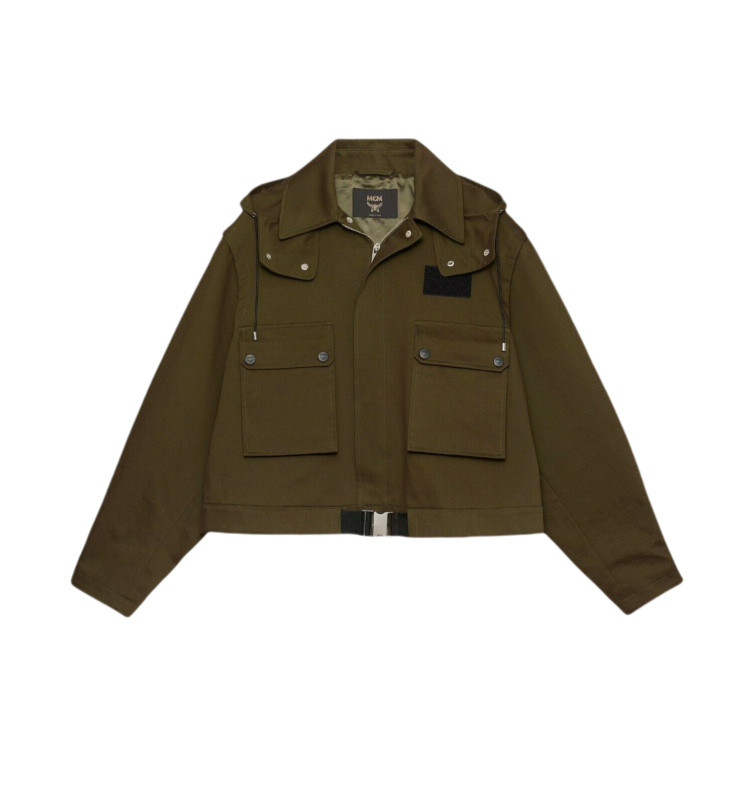 MCM Women's Winter Moss Green Resnick Utility Parka Jacket IT 44