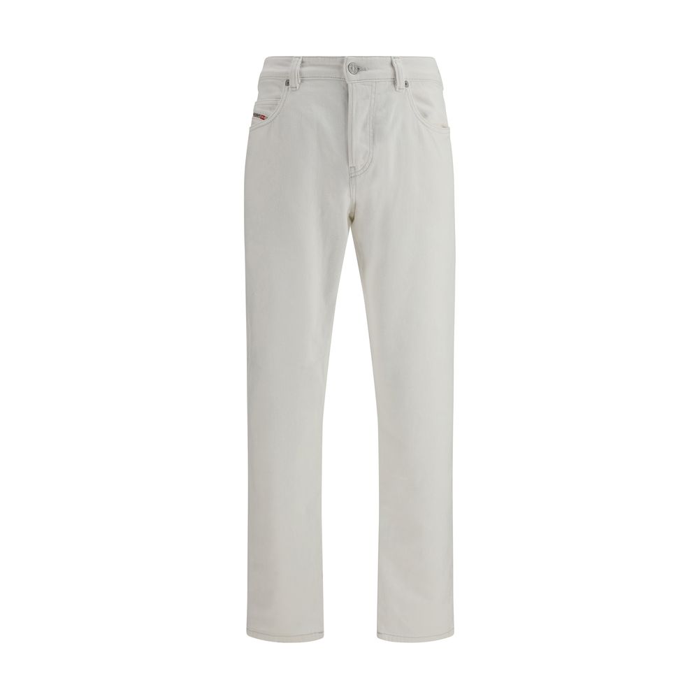 Diesel White Cotton Slim Fit Men's Jean
