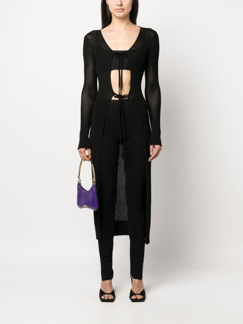 - Knit Long Cardigan