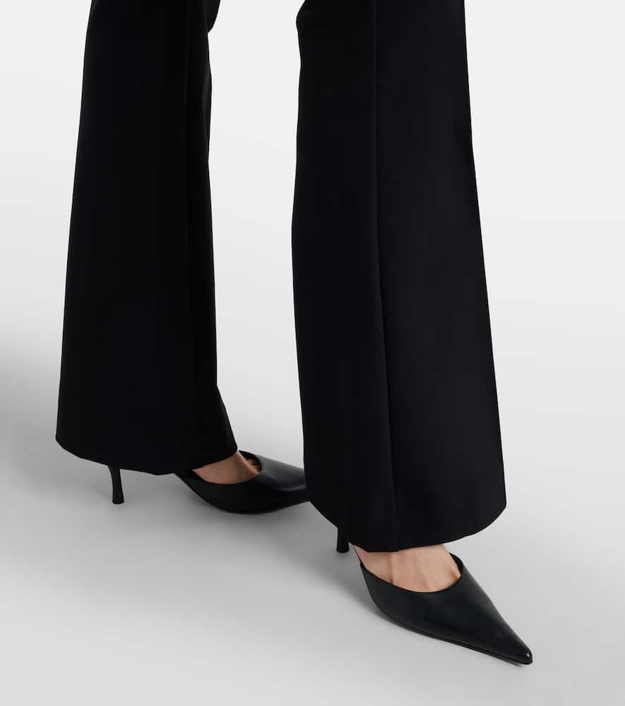 Hibiscus high-rise flared pants