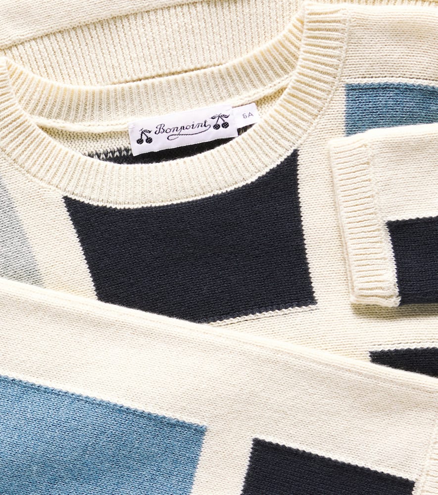 Bonpoint Eran cotton and cashmere sweater