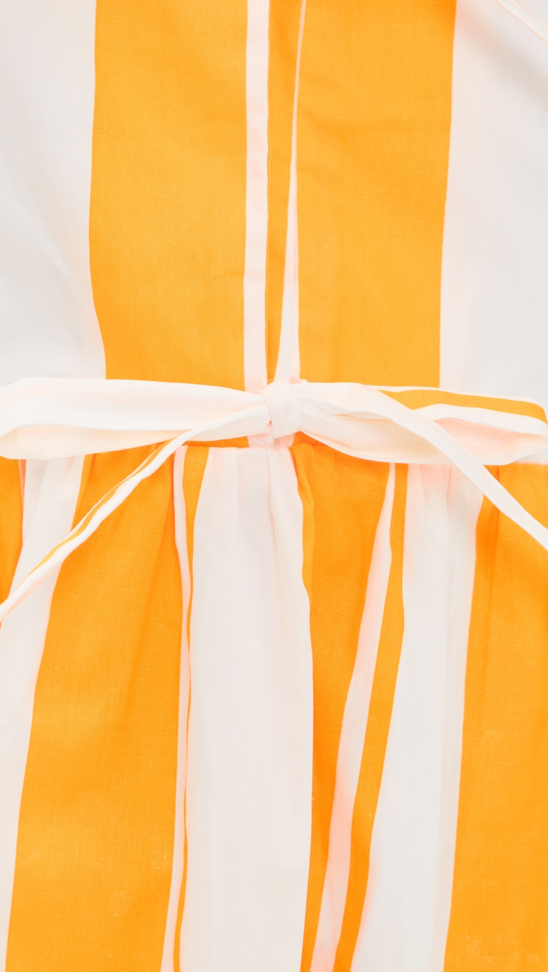 Bold Stripe Mini Dress Yellow/White