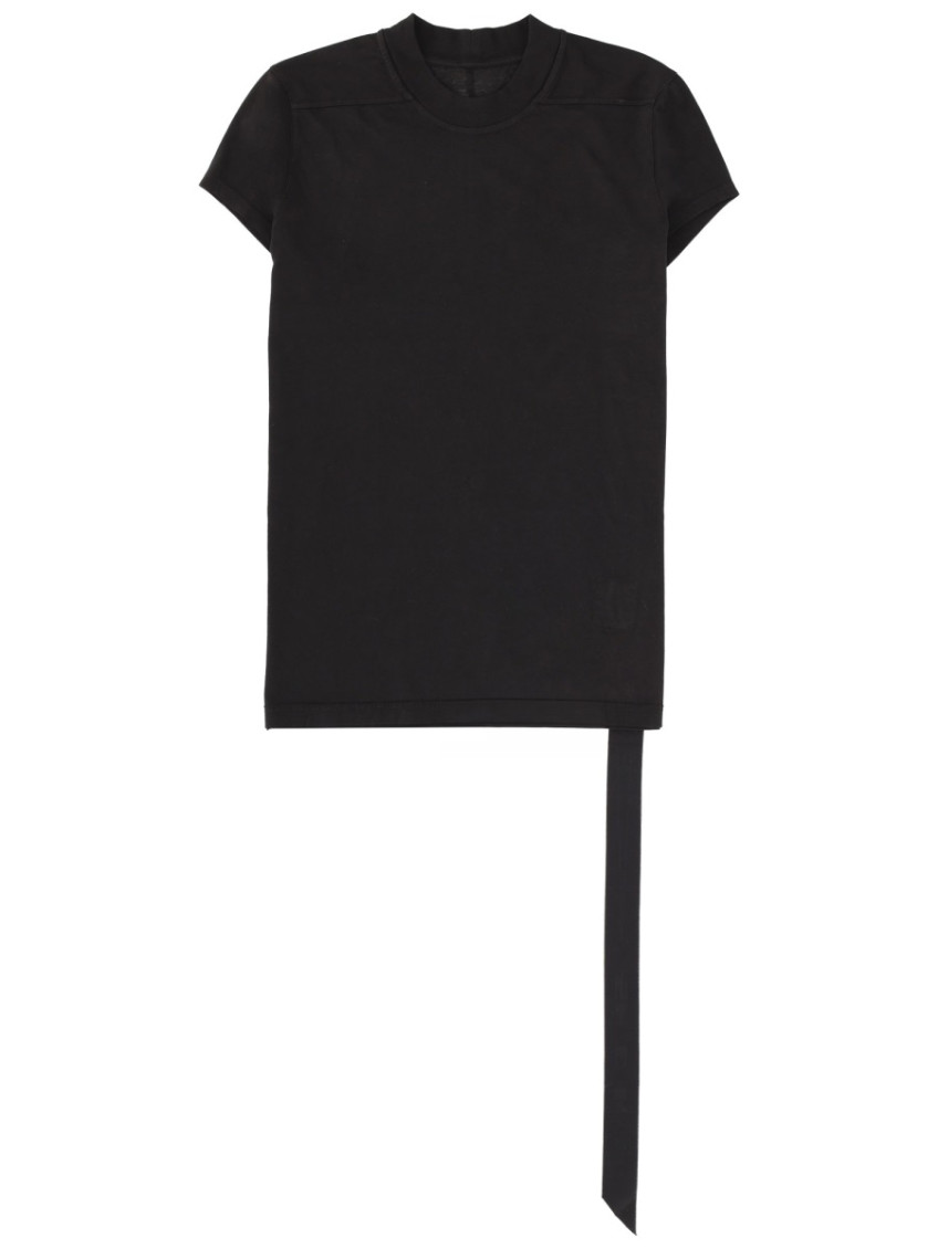 Black Solid Crew Neck T-Shirt