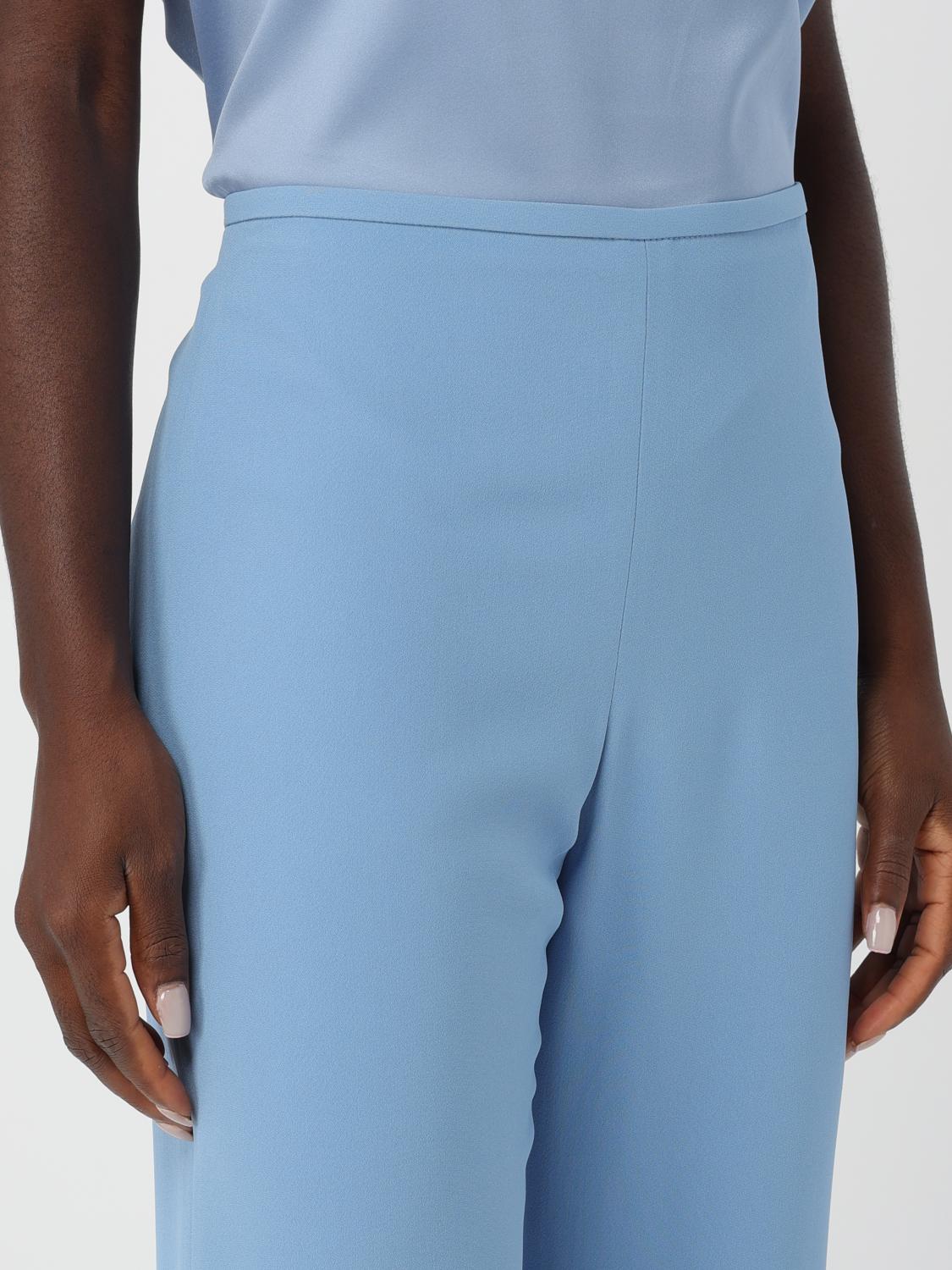 Pants Woman color Gnawed Blue