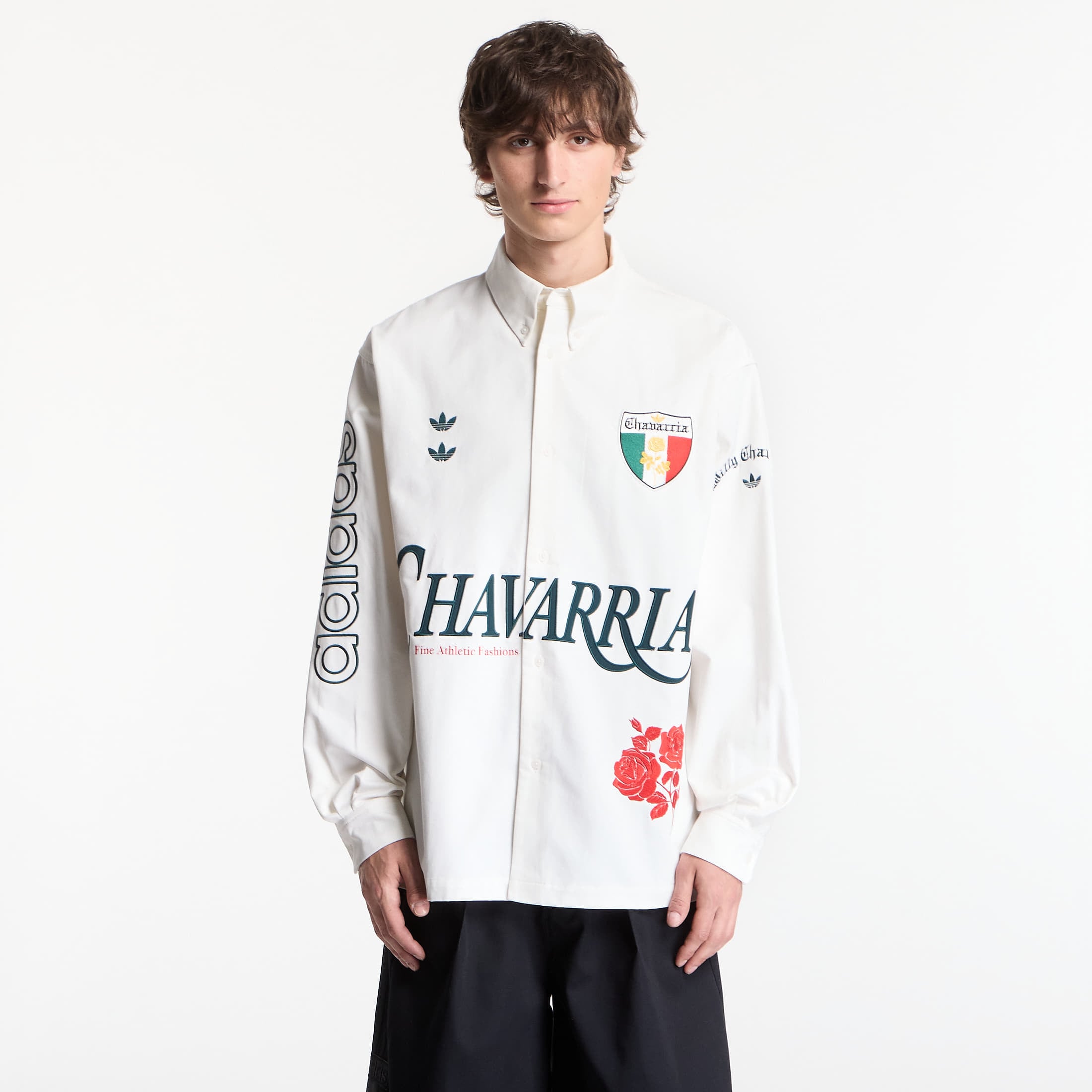 Shirt adidas x Willy Chavarria Button Up Shirt Off White