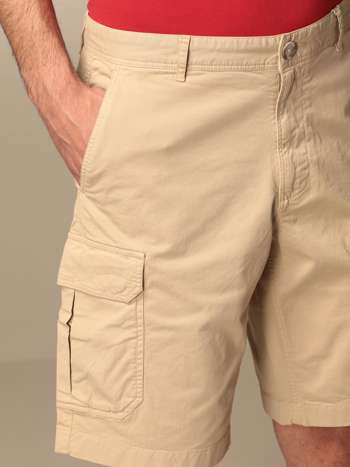 Short Men colour Beige