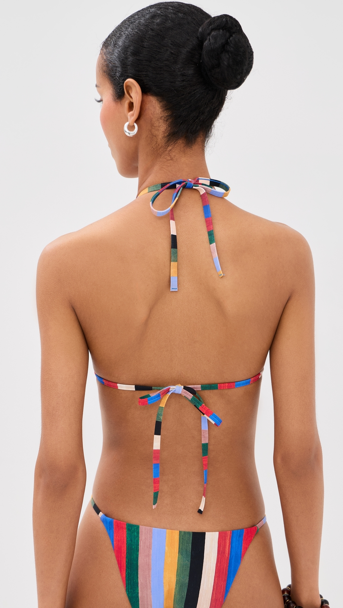 Lido Triangle Bikini Top Artist Stripe