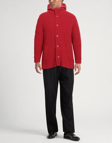Man Jacket Red Size 40 Wool, Polyamide, Polyurethane