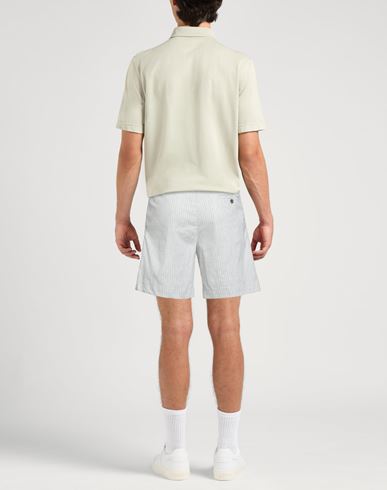 Patrizio Piscaglia Man Shorts & Bermuda Shorts Light grey Size 32 Polyester, Cotton