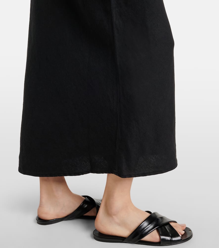 Beka linen maxi skirt
