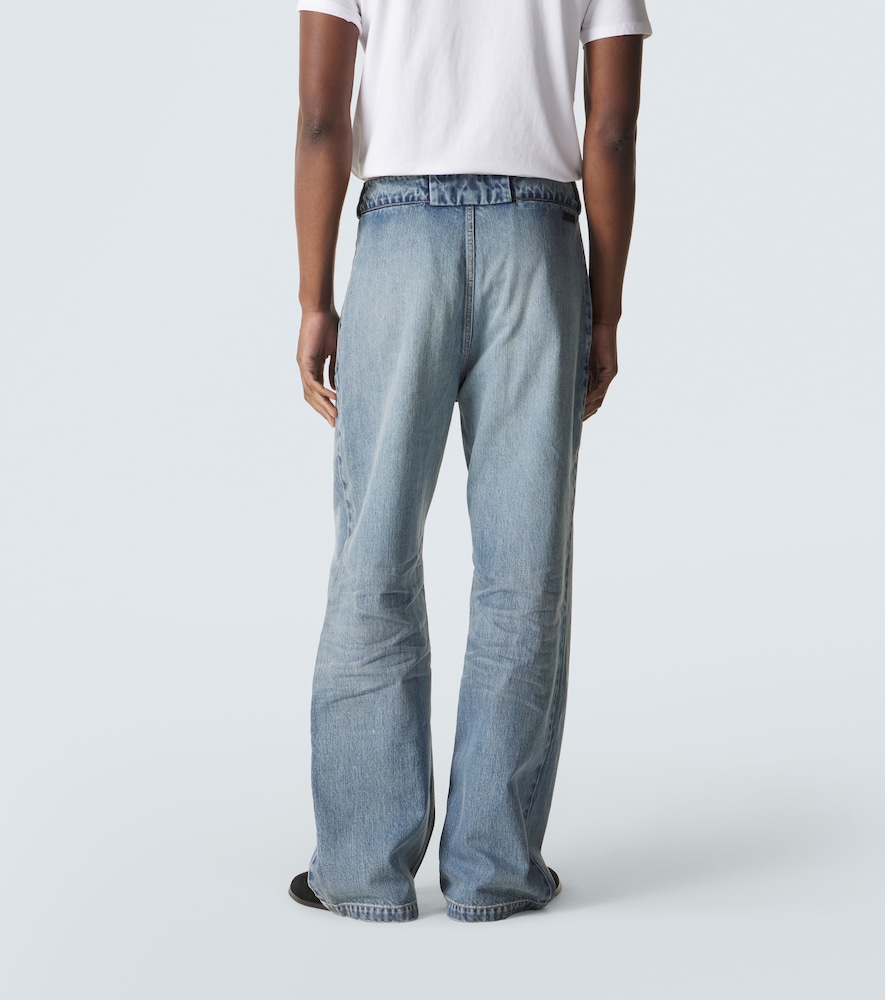 Utility straight jeans