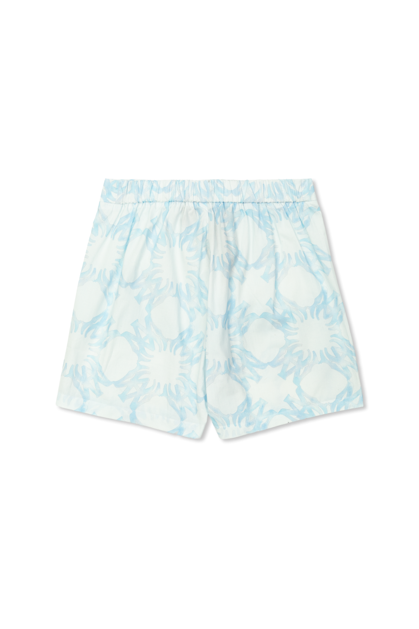 Monogram Shorts, Unisex, Light Blue