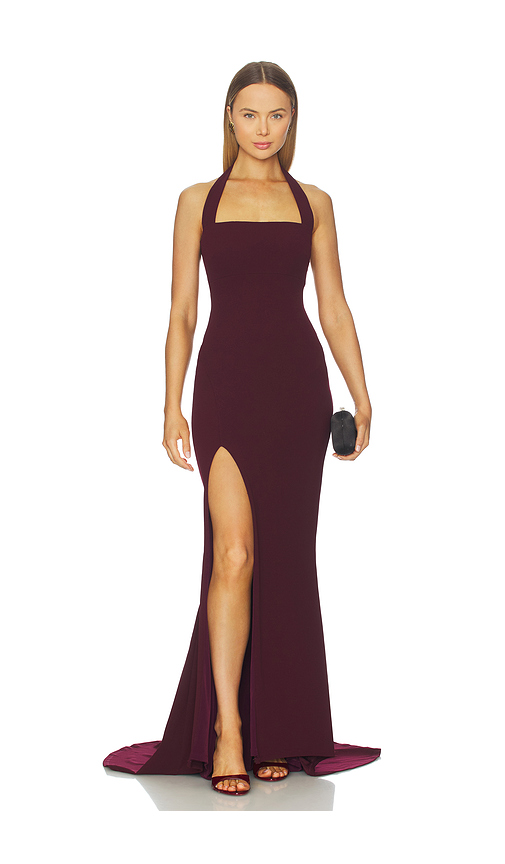 Nookie Boulevard Gown in Wine. XL also in M