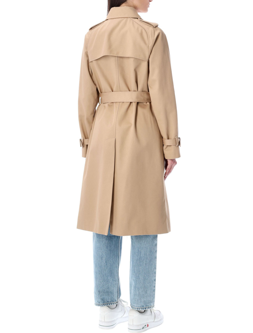 Belted trench coat