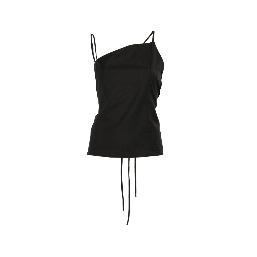 Asymmetrical-neck Top