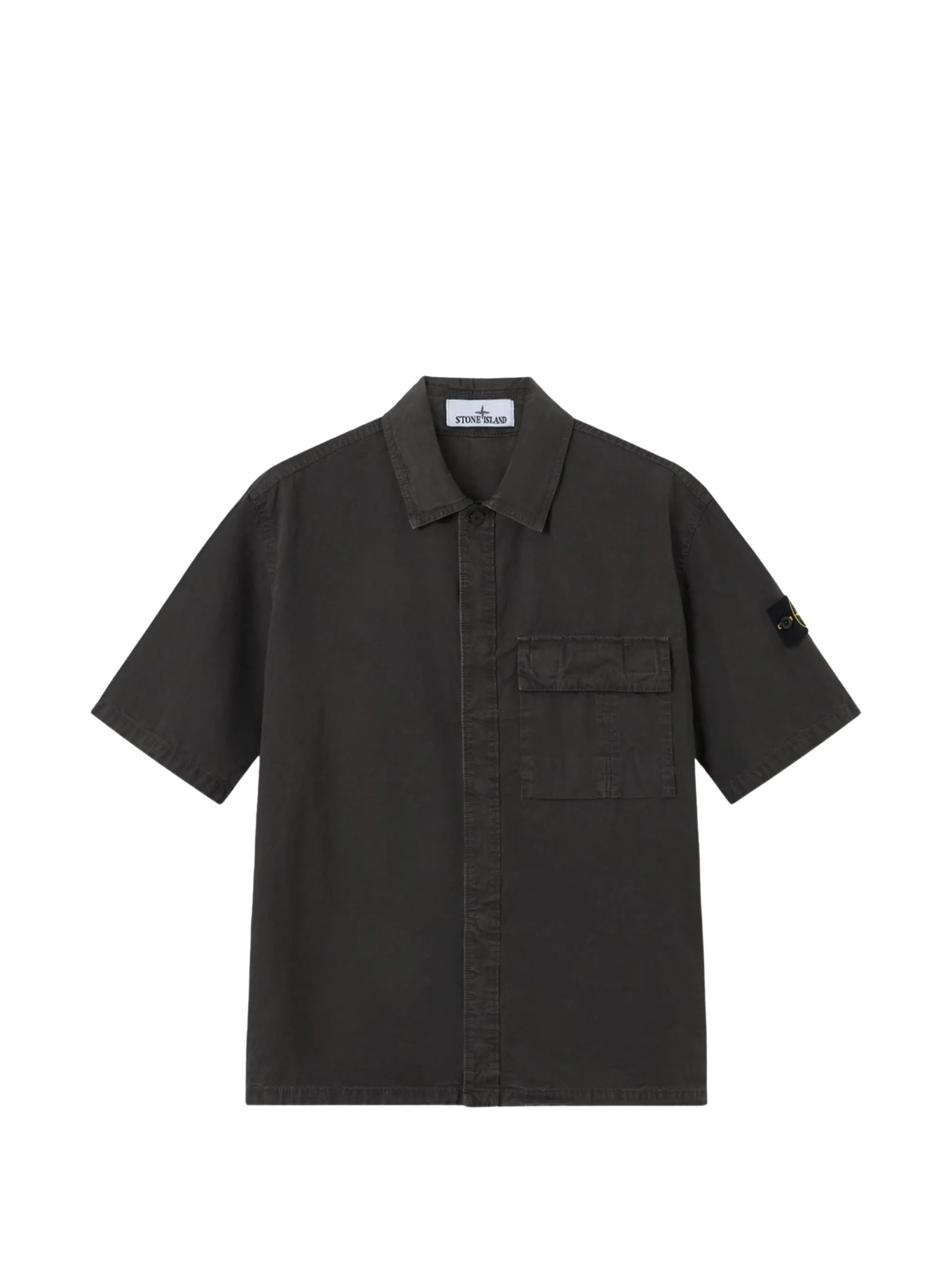 ? Bellows Flap Pocket Shirt with Hidden Snaps and Sleeve Badge