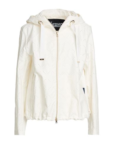 Woman Jacket White Size 4 Cotton